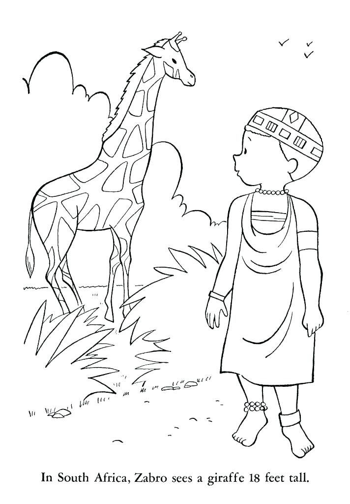 712x1024 African Coloring Pages Animals Coloring Pages Savanna Free