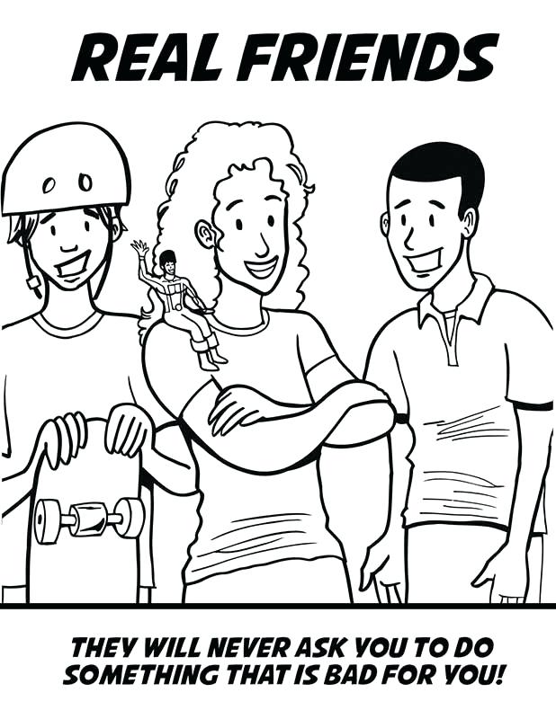 618x800 Drug Free Coloring Sheets Free Say No To Drugs Coloring Pages Hugs