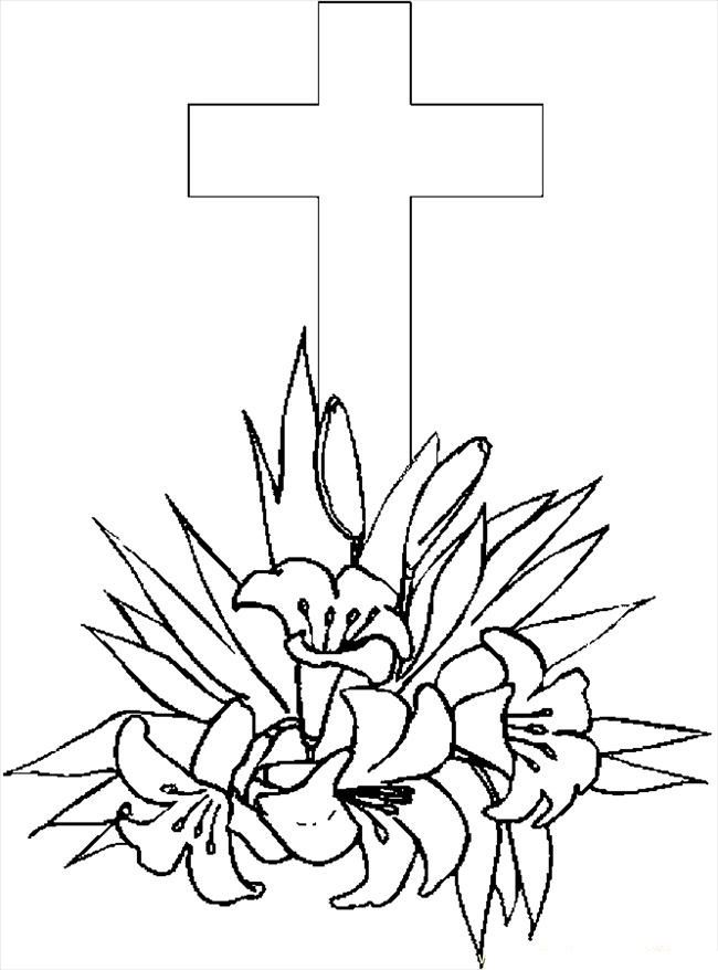 650x878 Free Printable Cross Coloring Pages For Kids Scale, Free