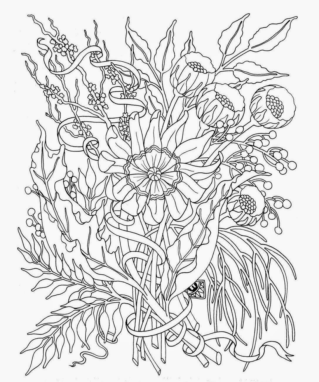 1087x1301 Coloring Pages Flowers For Teens Paper Crafts New