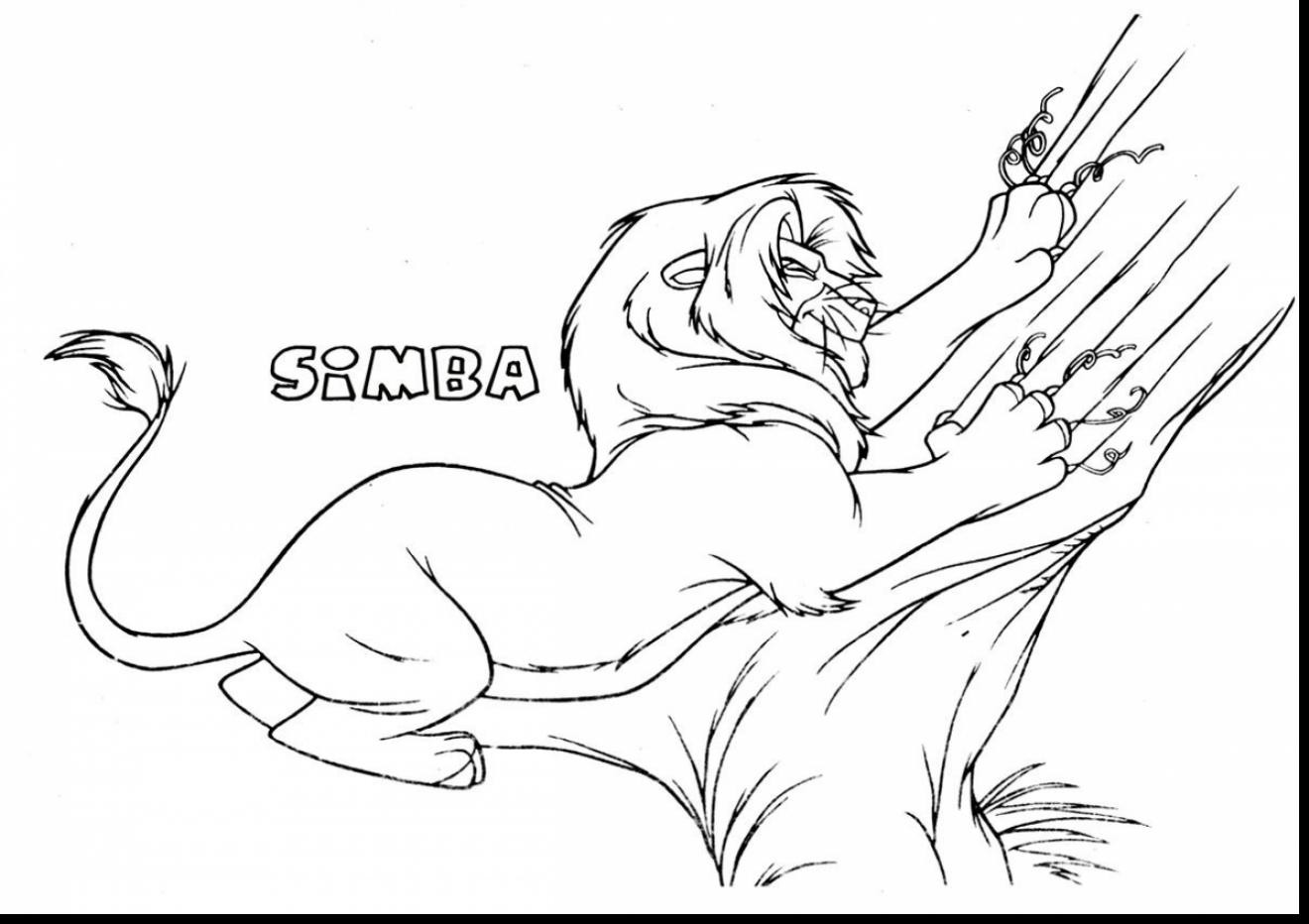 1320x932 Mufasa Coloring Pages Best Free Lion King Scar Design
