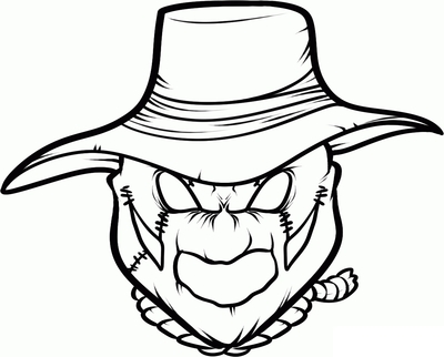 400x322 Scarecrow Coloring Pages Printables Page Image Clipart Images