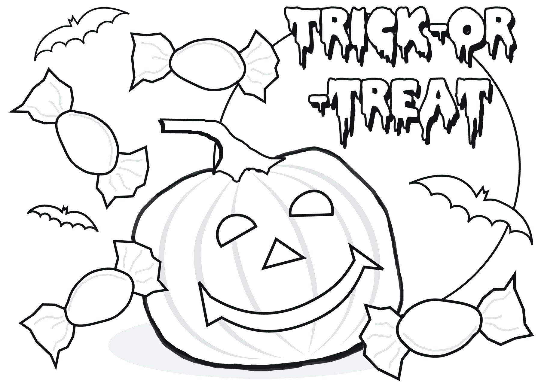 1800x1285 Scarecrow With Pumpkin Jack O Lantern Coloring Page Halloween