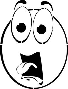 236x306 Scared Face Kids Coloring Page