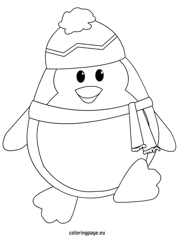 595x804 Related Coloring Pagessnowman With Scarf And Hatwinter