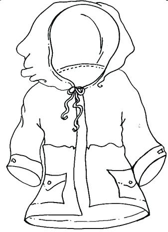 337x465 Winter Scarf Colouring Page Winter Jacket Coloring Page Pages