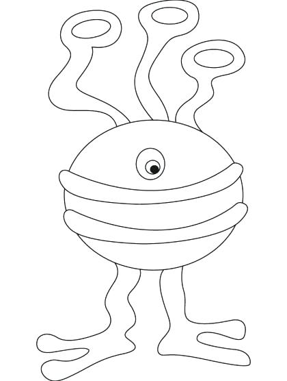 420x556 Alien Coloring Page Scary Alien Coloring Pages Alien Versus