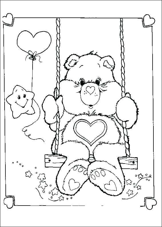 567x794 Care Bears Coloring Pages Scare Up Some Fun Care Bears Coloring