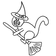 230x230 Top Free Printable Halloween Cat Coloring Pages Online