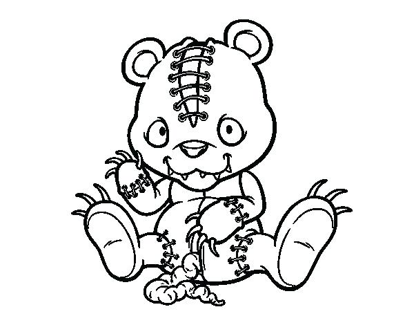 600x470 Scary Coloring Pages