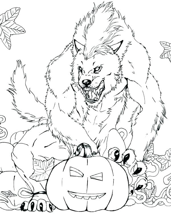 600x752 Scary Halloween Printable Coloring Pages Print Out Coloring Pages