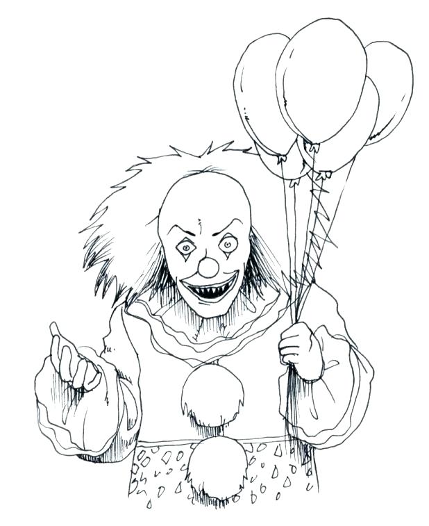 618x757 Scary Coloring Pages To Print Scary Coloring Sheets Scary