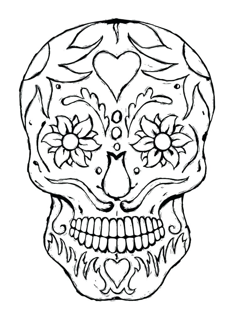 753x1024 Scary Halloween Coloring Sheets Spooky Coloring Pages Coloring