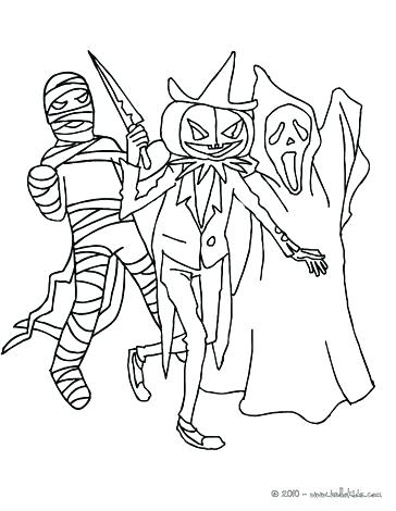 364x470 Creepy Coloring Pages Creepy Monster Coloring Pages Kids Coloring