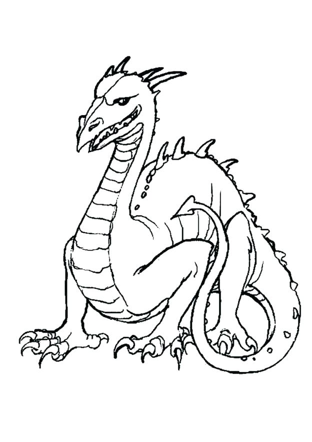 624x883 Horror Coloring Pages Scary Dragon Coloring Pages Horror Printable