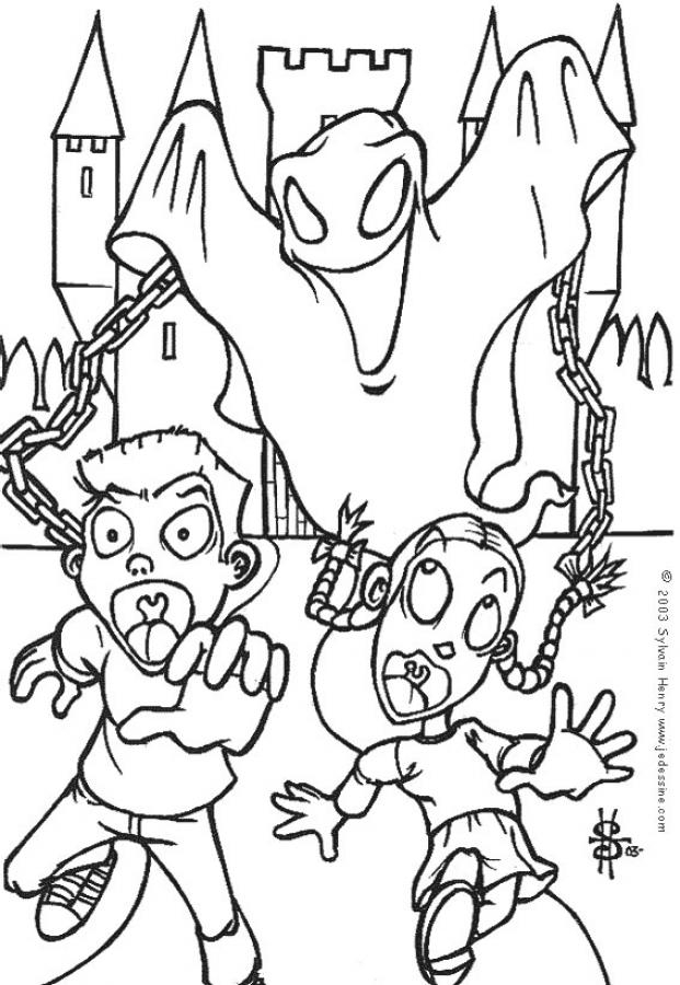621x900 Scary Ghost Coloring Pages Scary Ghost Coloring Pages Hellokids