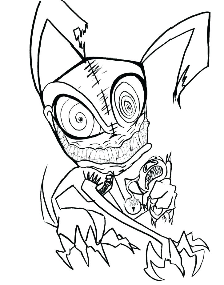 728x926 Spooky Coloring Pages Scary Coloring Pages Scary Clown Coloring