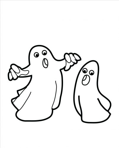 402x500 Coloring Pages Ghost Coloring Pages Remarkable Scary