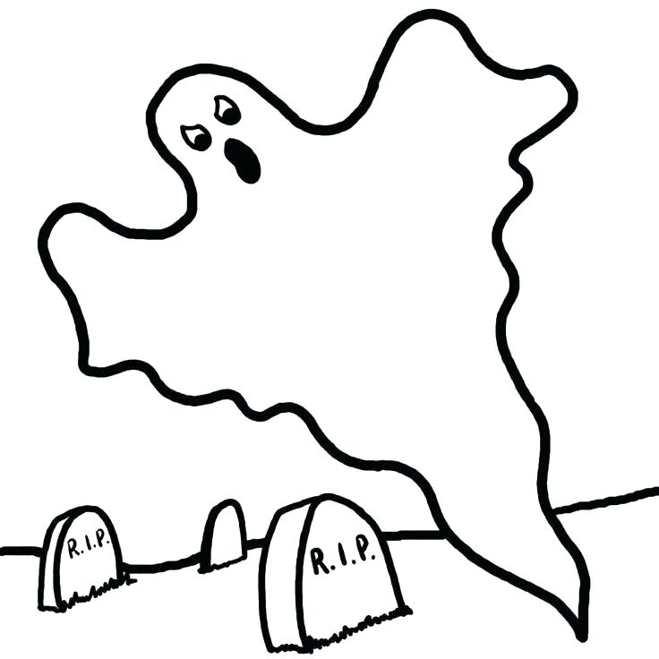 736x736 Ghosts Coloring Pages