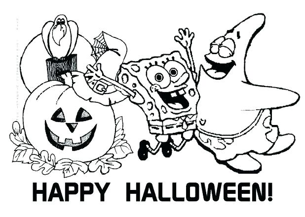 618x441 Spooky Coloring Pages
