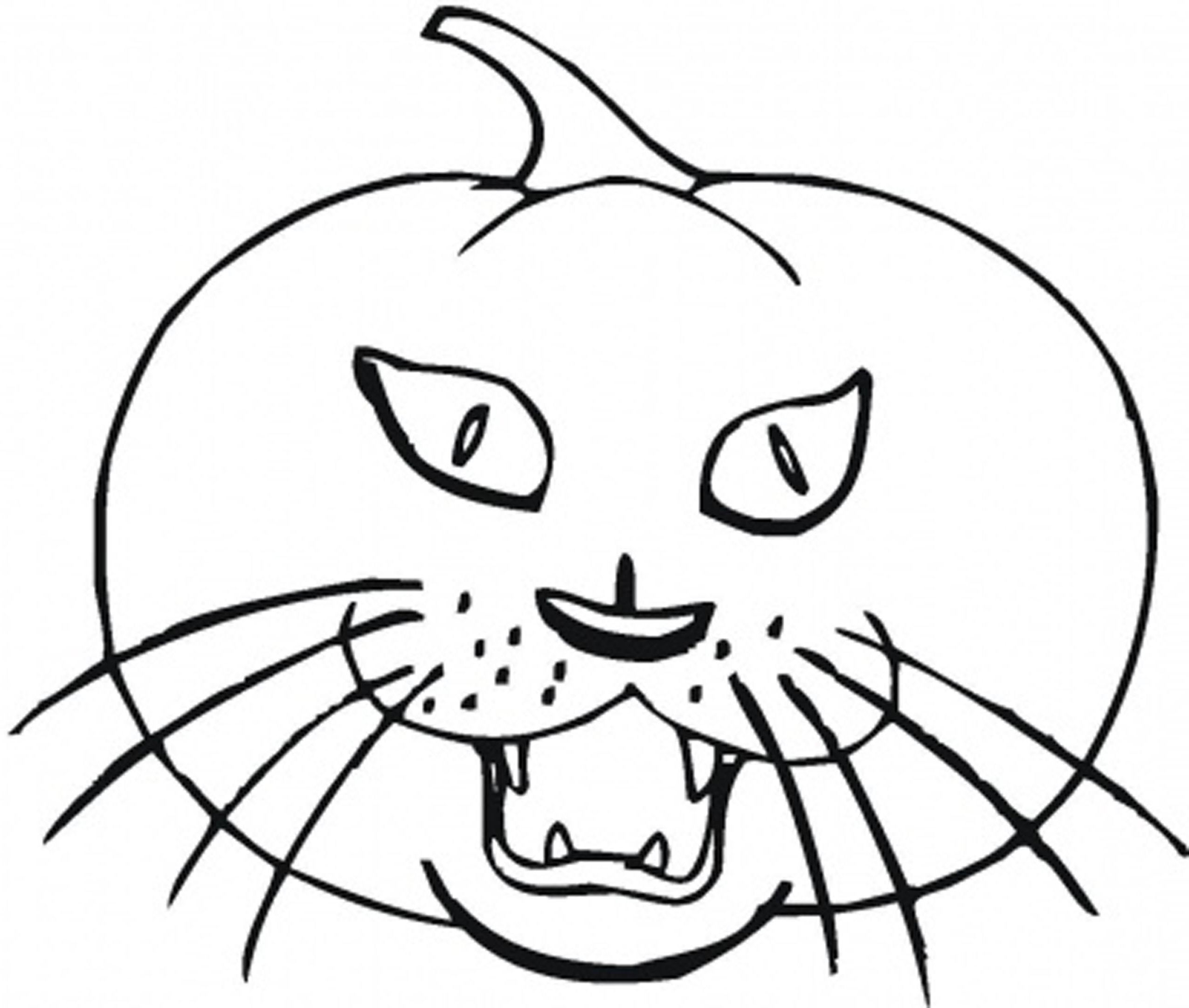 2550x2161 Halloween Cat Coloring Pages