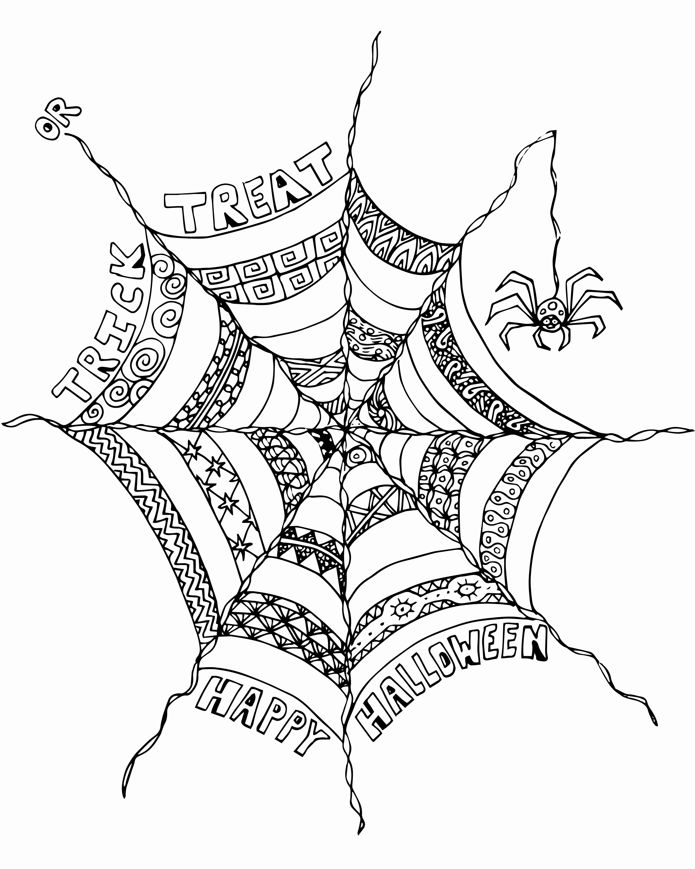 2400x3000 Printable Scary Halloween Coloring Pages Coloring Page