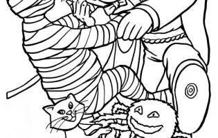 315x200 Adults Halloween Coloring Pages