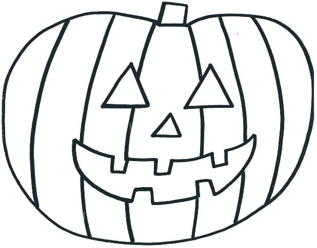 618x485 Pumpkin Faces Coloring Pages Scary Pumpkin Coloring Pages Scary