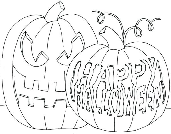 600x469 Scary Pumpkin Coloring Pages Scary Pumpkins Coloring Pages Scary