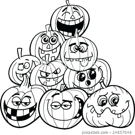 450x449 Scary Pumpkins Coloring Pages Kids Coloring Pumpkin Patch Coloring