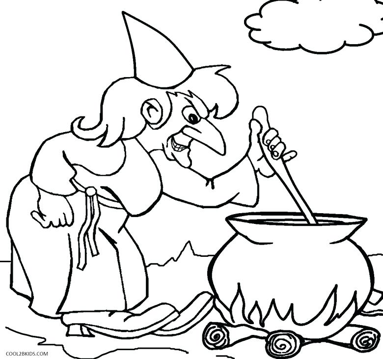 780x731 Witch Coloring Page Wicked Witch Coloring Pages Scary Witch