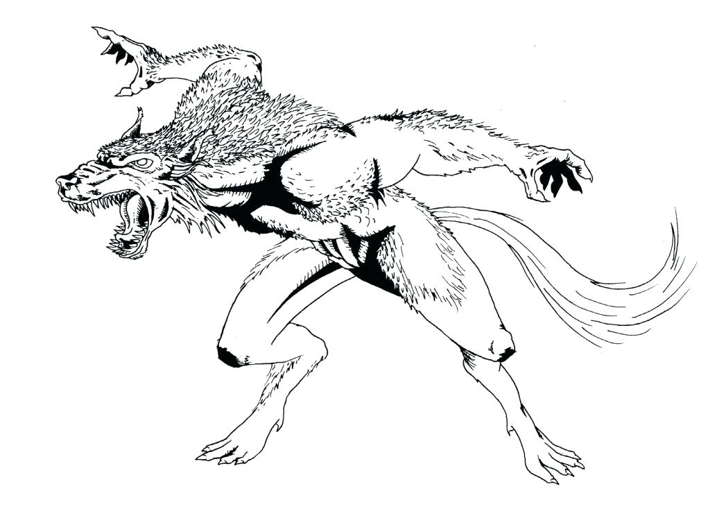 1024x760 Werewolf Coloring Pages Werewolf Coloring Pages Page Characters