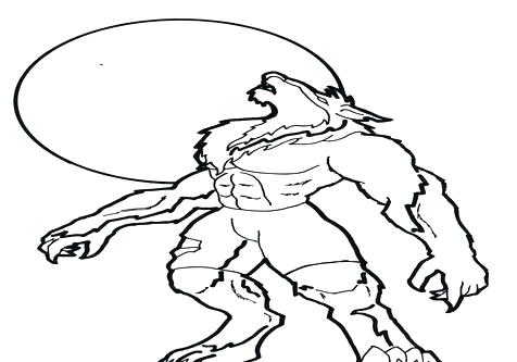 476x333 Werewolf Coloring Pages