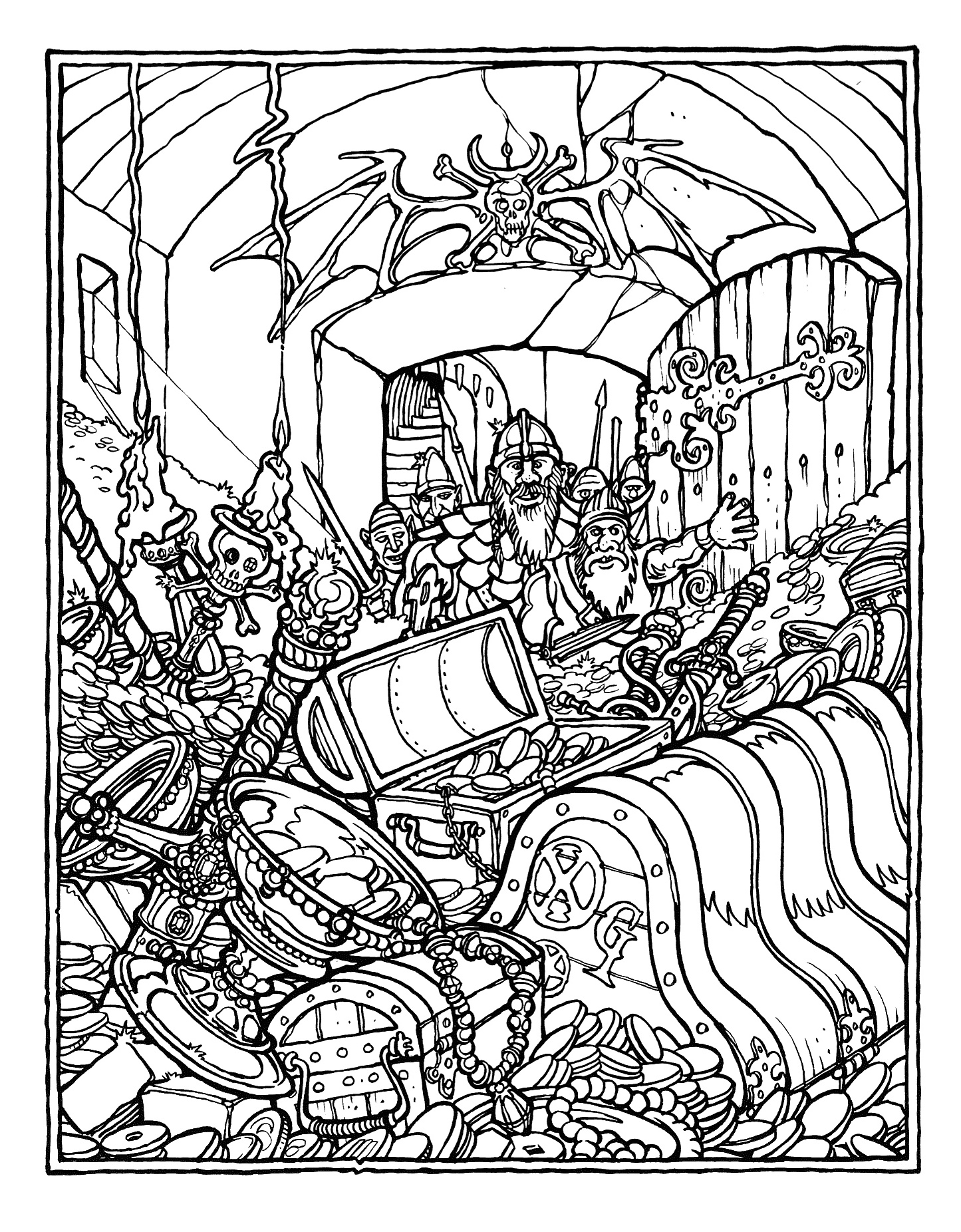 1445x1852 Best Of Free Printable Adult Coloring Pages For Scenery Gallery