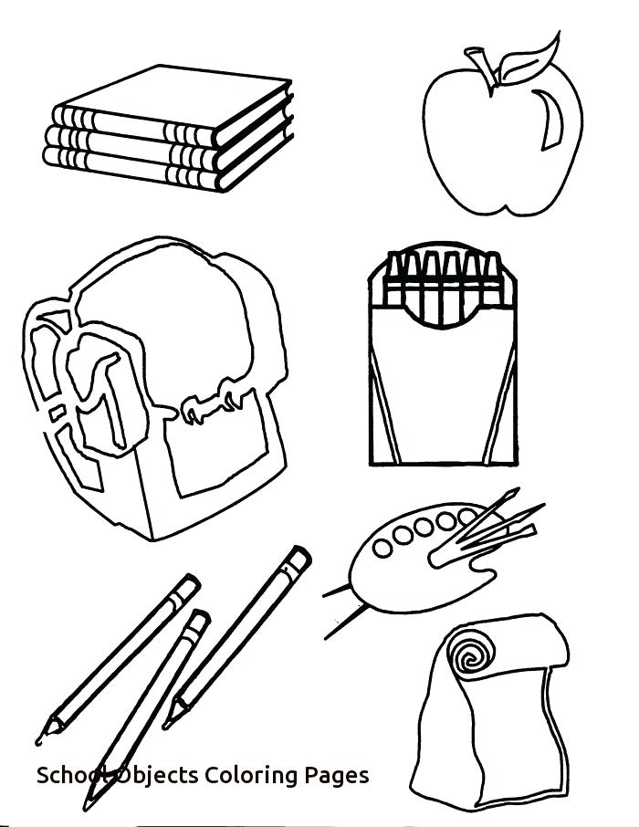 700x906 Coloring Pages School School Objects Coloring Pages School