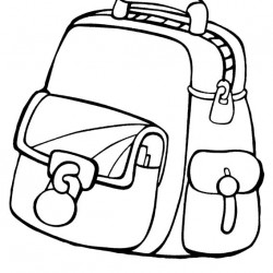 250x250 School Bag Coloring Pages Archives