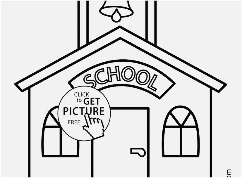 827x609 School Coloring Pages Pictures Building Coloring Page Classes