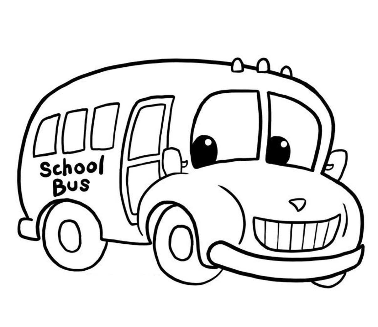 1206x1044 Printable School Bus Coloring Page For Free
