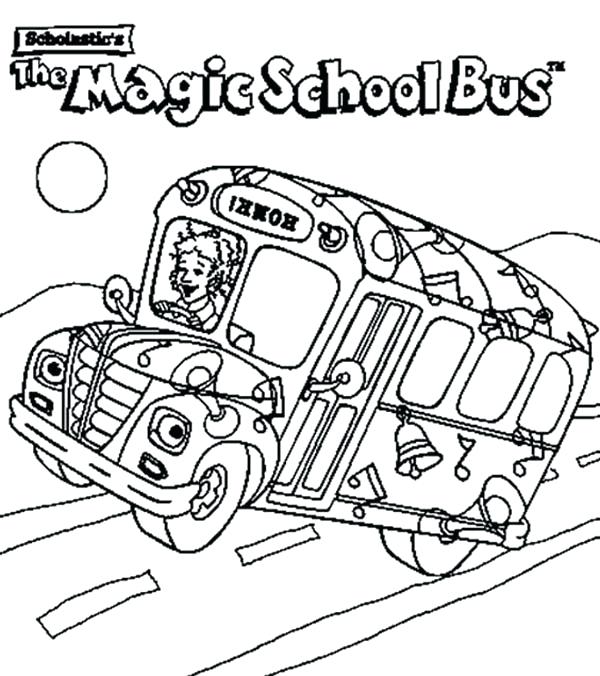 600x676 Free Printable School Bus Coloring Page To Color Pages Of Sheets