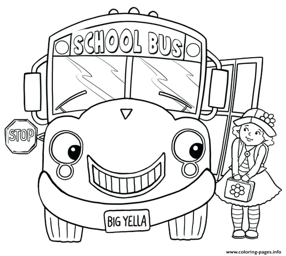 936x836 Printable School Bus