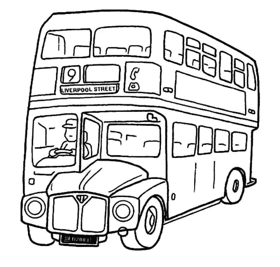 960x916 New Buses Coloring Pages Design Printable Coloring Sheet