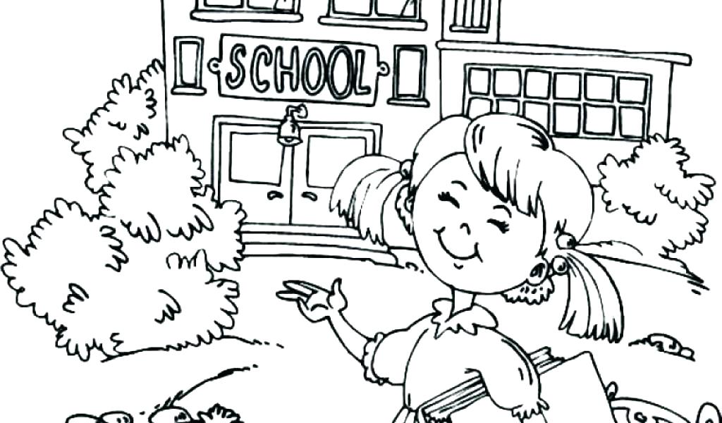 1024x600 School Coloring Pages Middle School Coloring Pages Also Back