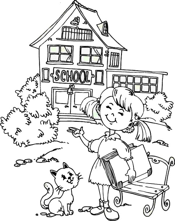 600x755 Going Back To School Coloring Page