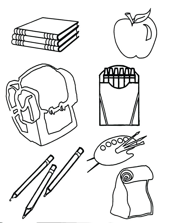 700x906 Back To School Coloring Pages Free Printables School Supplies