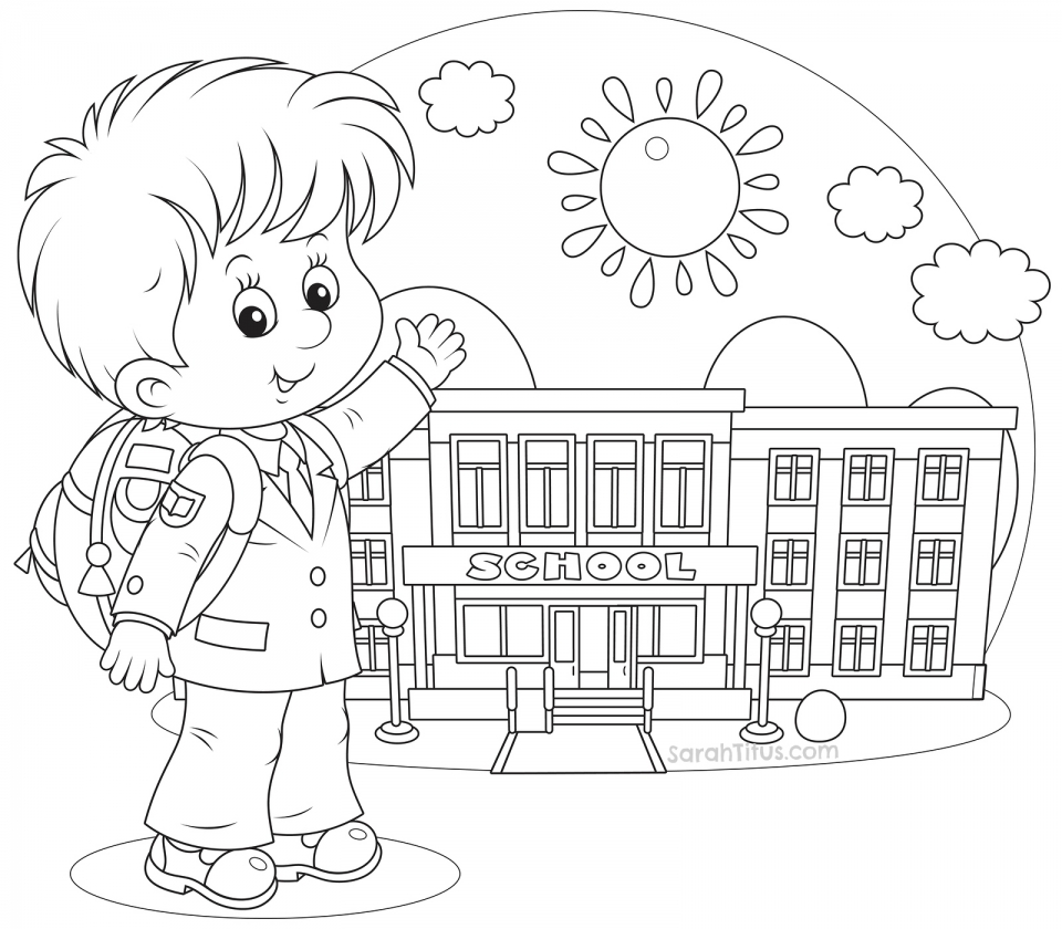 960x840 School Coloring Pages Printable Coloring Book School