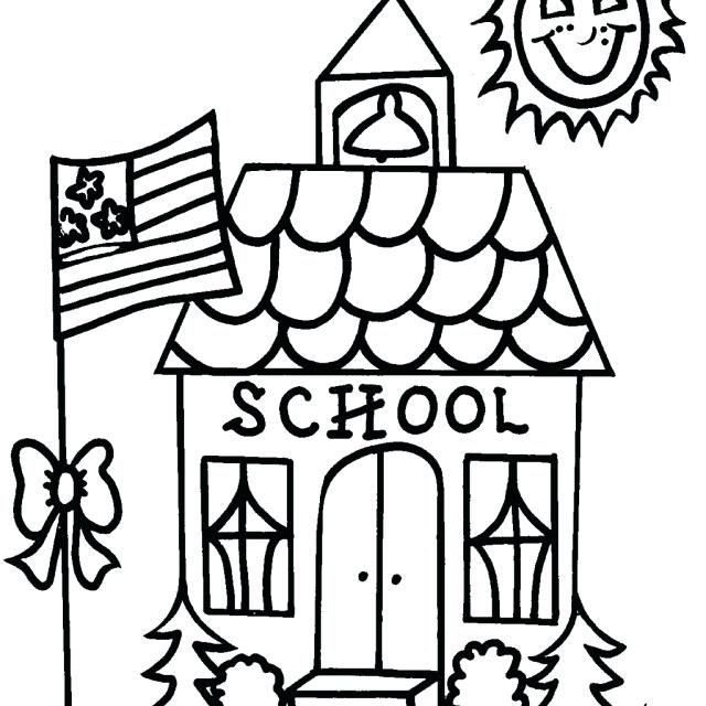 640x640 School Coloring Pages Printable School Coloring Pages School Bus