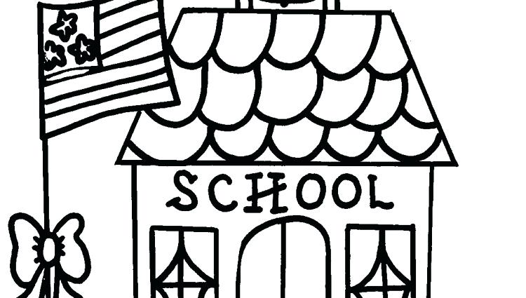 750x425 School Coloring Pages School House Coloring Pages Item Free Magic