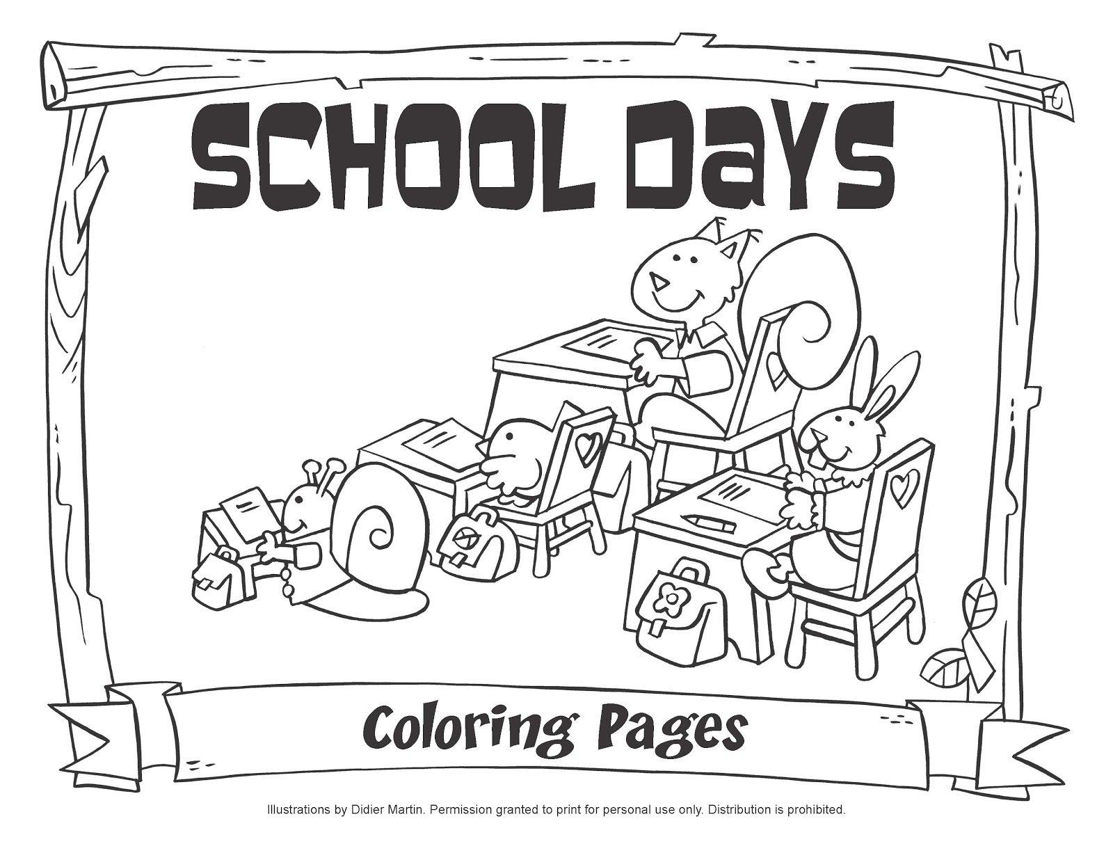 1600x1236 School House Coloring Pages, Coloring For Kids, School Day Free