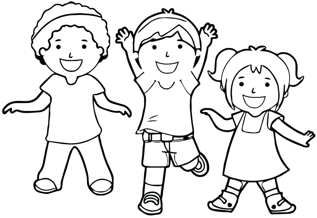 1024x707 Interesting Sharing Coloring Page School Kids Sharing Kids