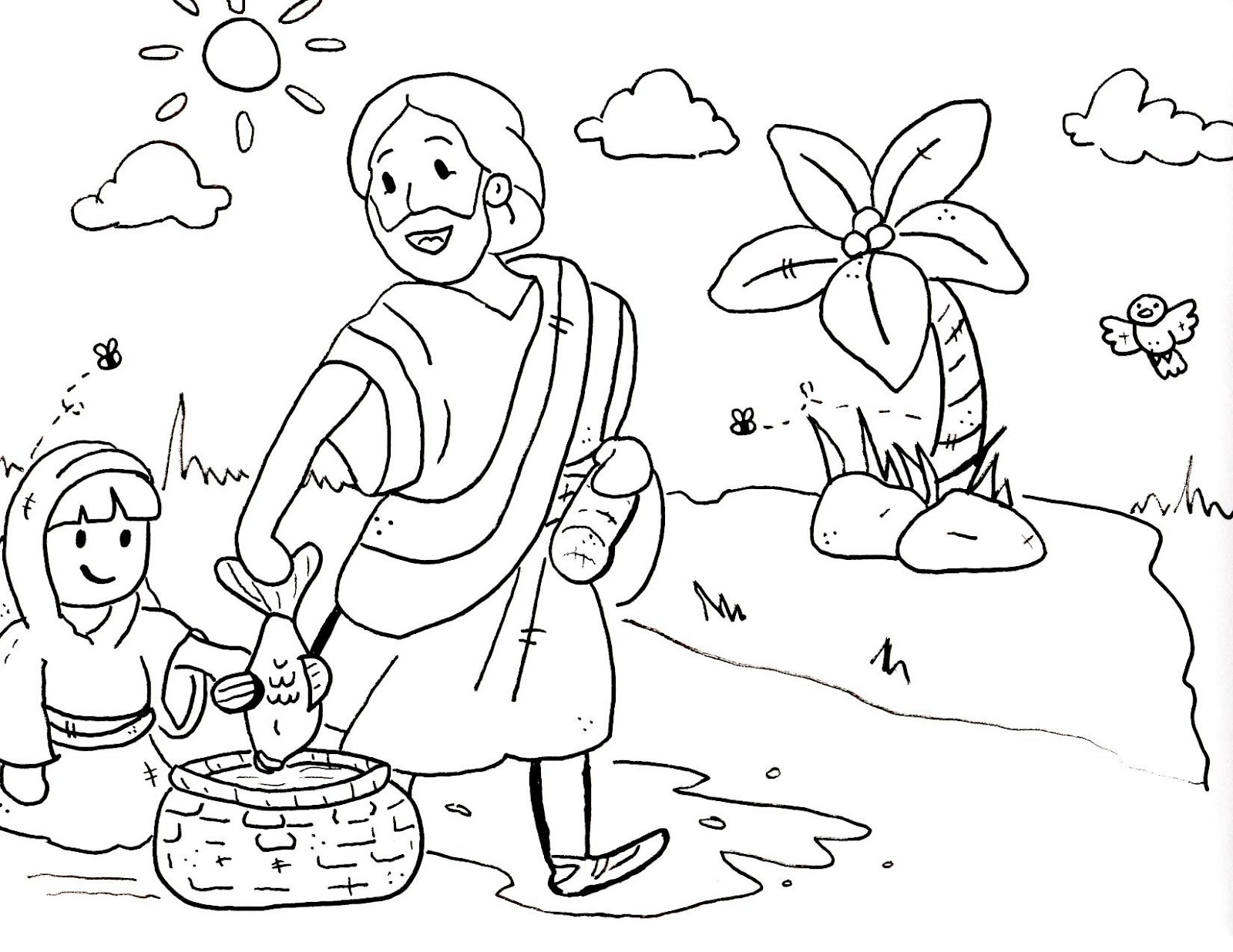 1600x1236 Nice Sunday School Coloring Pages Kids Of July Free Color